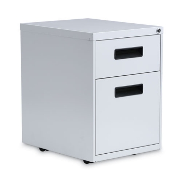 Picture of File Pedestal, Left Or Right, 2-Drawers: Box/file, Legal/letter, Light Gray, 14.96" X 19.29" X 21.65"