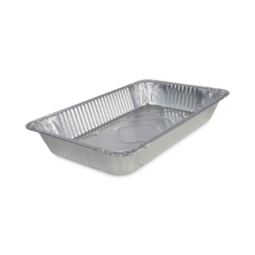 Picture of Aluminum Steam Table Pans, Full-Size Deep, 3.19" Deep, 12.81 x 20.75, 50/Carton
