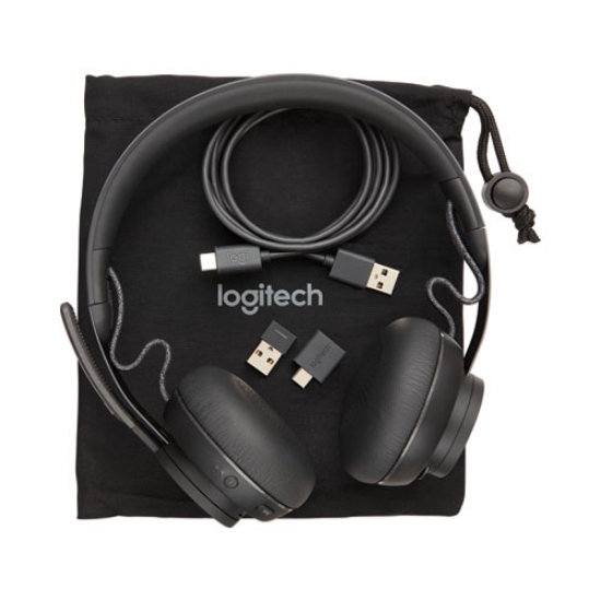 Picture of zone wireless plus msft binaural over the head headset, black