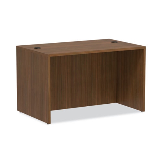 Picture of Alera Valencia Series Straight Front Desk Shell, 47.25" X 29.5" X 29.63", Modern Walnut