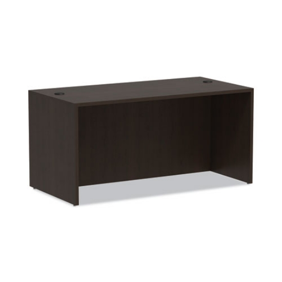 Picture of Alera Valencia Series Straight Front Desk Shell, 59.13" X 29.5" X 29.63", Espresso