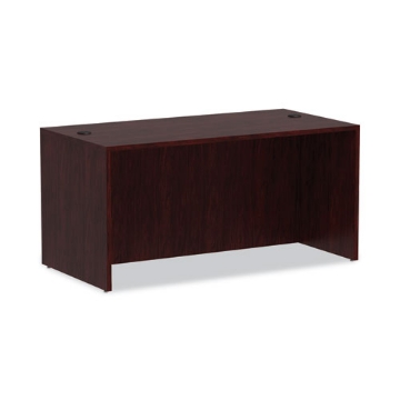 Picture of Alera Valencia Series Straight Front Desk Shell, 59.13" X 29.5" X 29.63", Mahogany