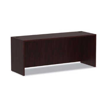 Picture of Alera Valencia Series Credenza Shell, 70.88w X 23.63d X 29.5h, Mahogany
