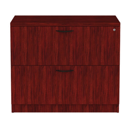 Picture of Alera Valencia Series Lateral File, 2 Legal/letter-Size File Drawers, Mahogany, 34" X 22.75" X 29.5"