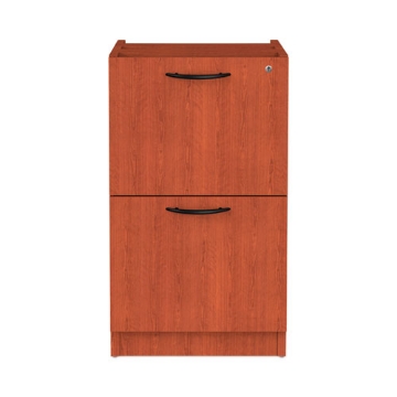 Picture of Alera Valencia Series Full Pedestal File, Left/right, 2 Legal/letter-Size File Drawers, Medium Cherry, 15.63" X 20.5" X 28.5"