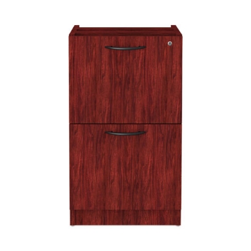 Picture of Alera Valencia Series Full Pedestal File, Left Or Right, 2 Legal/letter-Size File Drawers, Mahogany, 15.63" X 20.5" X 28.5"