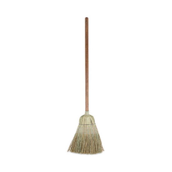 Picture of Corn/fiber Brooms, Corn/synthetic Fiber Bristles, 60" Overall Length, Gray/natural, 6/carton