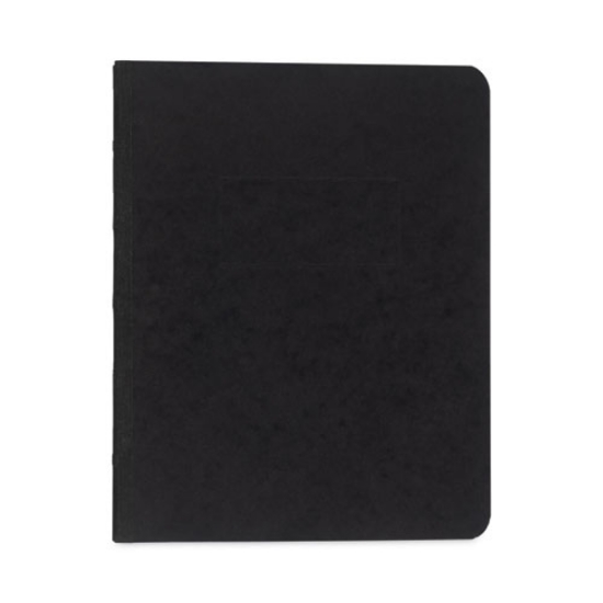 Picture of Pressboard Report Cover With Tyvek Reinforced Hinge, Two-Piece Prong Fastener, 3" Capacity, 8.5 X 11, Black/black