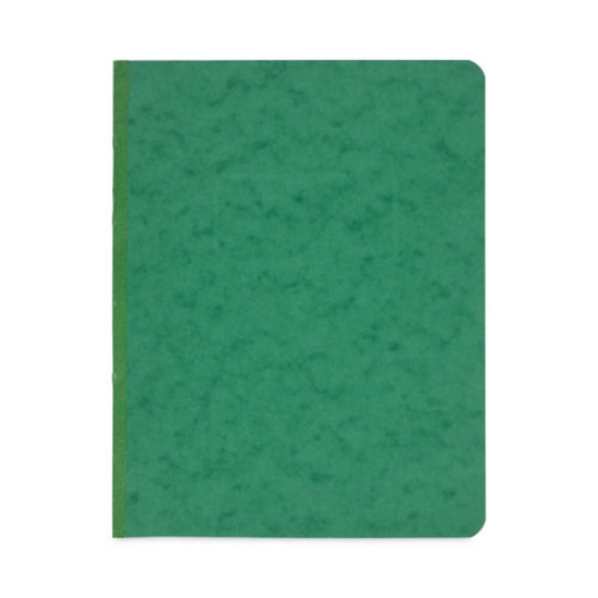 Picture of Pressboard Report Cover with Tyvek Reinforced Hinge, Two-Piece Prong Fastener, 3" Capacity, 8.5 x 11, Dark Green/Dark Green