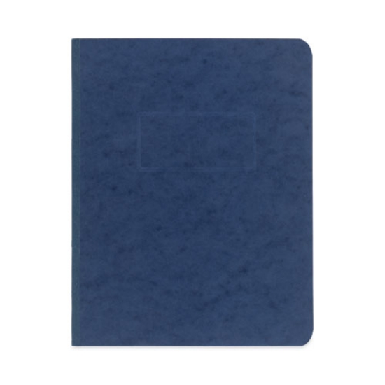 Picture of Pressboard Report Cover With Tyvek Reinforced Hinge, Two-Piece Prong Fastener, 3" Capacity, 8.5 X 11, Dark Blue/dark Blue