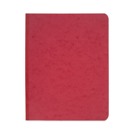 Picture of Pressboard Report Cover With Tyvek Reinforced Hinge, Two-Piece Prong Fastener, 3" Capacity, 8.5 X 11, Red/red