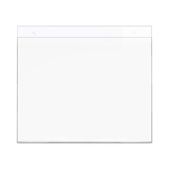 Picture of Classic Image Wall-Mount Sign Holder, Landscape, 11 x 8.5, Clear