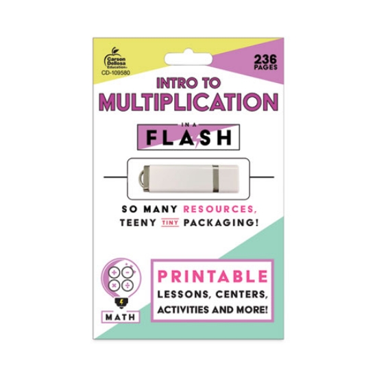 Picture of In a Flash USB, Intro to Multiplication, Ages 7-9, 236 Pages