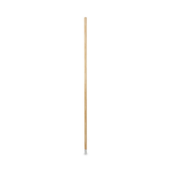 Picture of Lie-Flat Screw-In Mop Handle, Lacquered Wood, 1.13" dia x 54", Natural