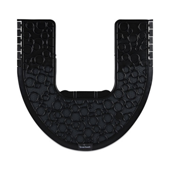 Picture of Commode Mat 2.0, Rubber, 22 x 22, Black, 6/Carton