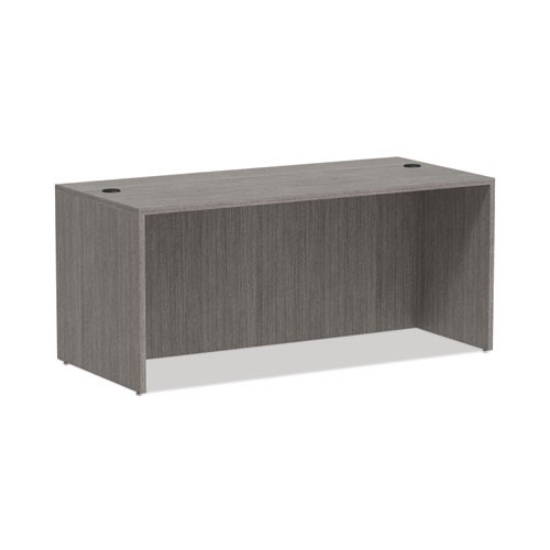 Picture of Alera Valencia Series Straight Front Desk Shell, 65" x 29.5" x 29.63", Gray