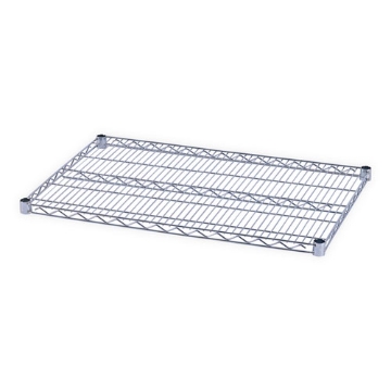 Picture of Industrial Wire Shelving Extra Wire Shelves, 36w X 24d, Silver, 2 Shelves/carton