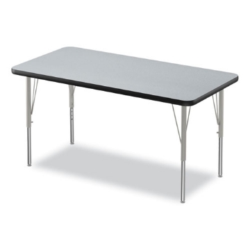 Picture of Height-Adjustable Activity Tables, Rectangular, 48w x 24d x 10h, Gray Granite, 4/Pallet, Ships in 4-6 Business Days