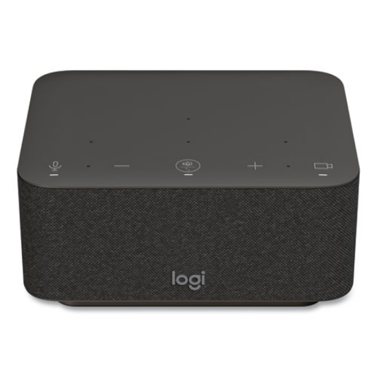 Picture of Teams Logi Dock, 1 HDMI/1 Displayport/2 USB A/3 USB C, Graphite