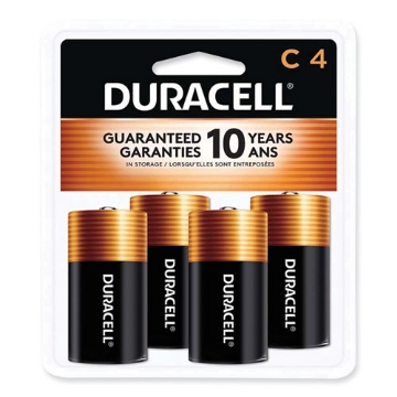 Picture of Coppertop Alkaline C Batteries, 4/pack