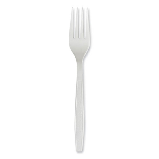 Picture of Heavyweight Polypropylene Cutlery, Fork, White, 1000/carton