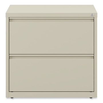 Picture of Lateral File, 2 Legal/Letter-Size File Drawers, Putty, 30" x 18.63" x 28"