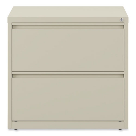 Picture of Lateral File, 2 Legal/Letter-Size File Drawers, Putty, 30" x 18.63" x 28"