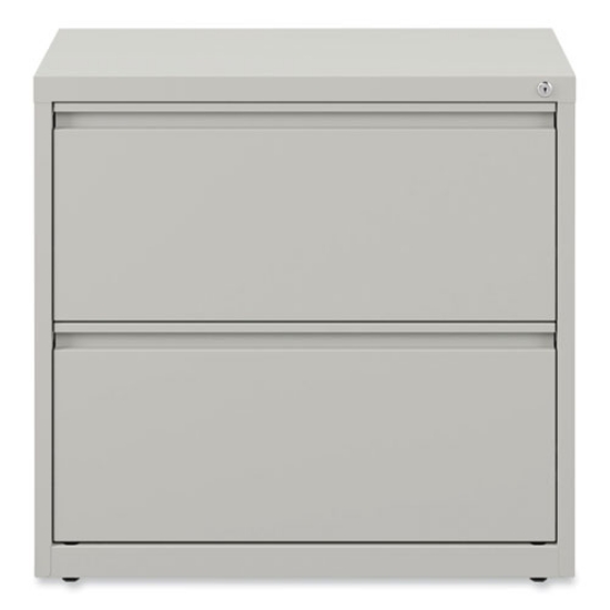 Picture of Lateral File, 2 Legal/Letter-Size File Drawers, Light Gray, 36" x 18.63" x 28"