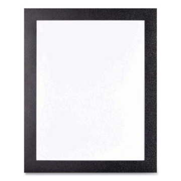 Picture of Self Adhesive Sign Holders, 11 x 17 Insert, Clear with Black Border, 2/Pack