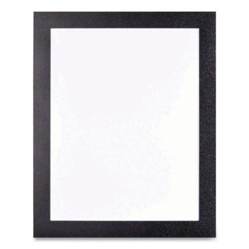 Picture of Self Adhesive Sign Holders, 8.5 x 11 Insert, Clear with Black Border, 2/Pack