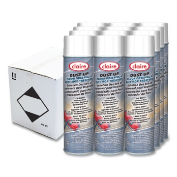 Picture of Dust Up Floor Dressing and Dust Mop Treatment, Lemon Scent, 14 oz Aerosol Spray, Dozen