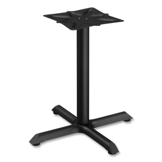 Picture of alera hospitality series single-column bases, 27.5" diameter, 28.5"h, 300 lb cap, steel, black