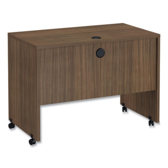 Picture of Alera Valencia Series Mobile Workstation Desk, 41.38" X 23.63" X 30", Modern Walnut