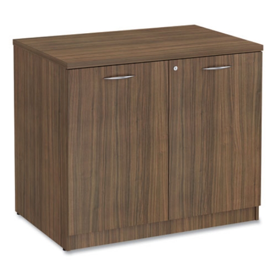 Picture of Alera Valencia Series Storage Cabinet, 34.3w x 22.78d x 29.5h, Modern Walnut