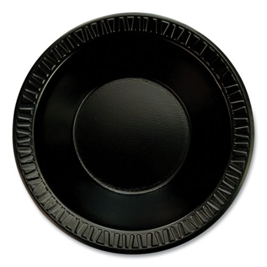 Picture of Quiet Classic Laminated Foam Dinnerware, Bowl, 12" Dia, Black, 1,000/carton