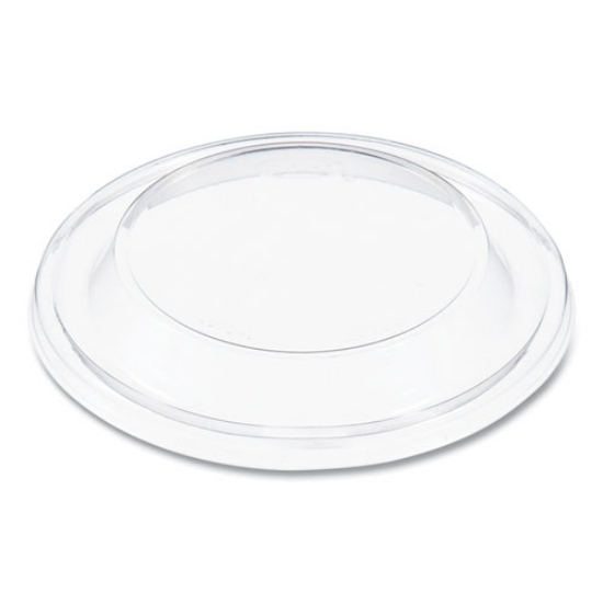 Picture of Plastic Dome Lid, Fits 5 oz to 32 oz Foam Cups, Clear, 100/Pack, 10 Packs/Carton