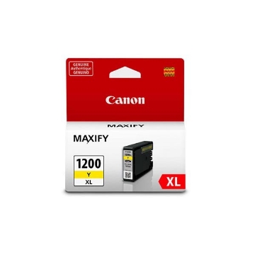 Picture of Canon 9198B001 (PGI-1200XLY) High Yield Yellow Inkjet Cartridge (900 Yield)