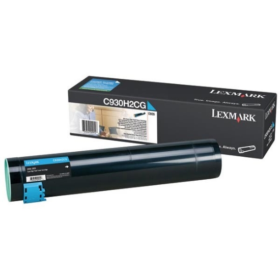 Picture of Lexmark C930H2CG Cyan Print Cartridge (24000 Yield)