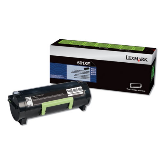Picture of Lexmark 60F1X0E (601XE) Extra High Yield Black Toner Cartridge (20,000 Yield)