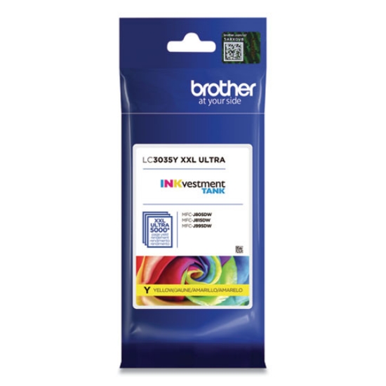 Picture of Brother LC3035Y Ultra High Yield Yellow Inkjet Cartridge (5000 Yield)