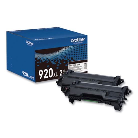 Picture of Brother TN920XL2PK (TN920XL) High Yield Black Toner Cartridge (12,000 Yield)