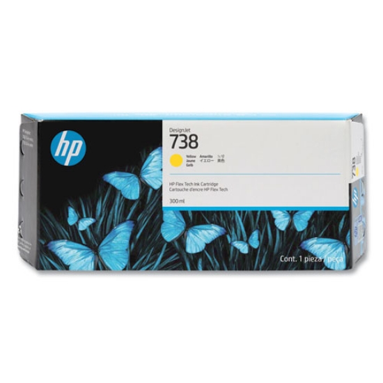 Picture of HP 676M8A (HP 738) Yellow Ink Cartridge