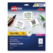 Picture of CARD,SQUARE,180/PK,WH