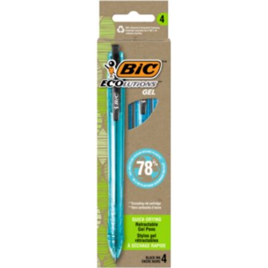 Picture of PEN,ECO,OCEAN,GEL,4PK,BK