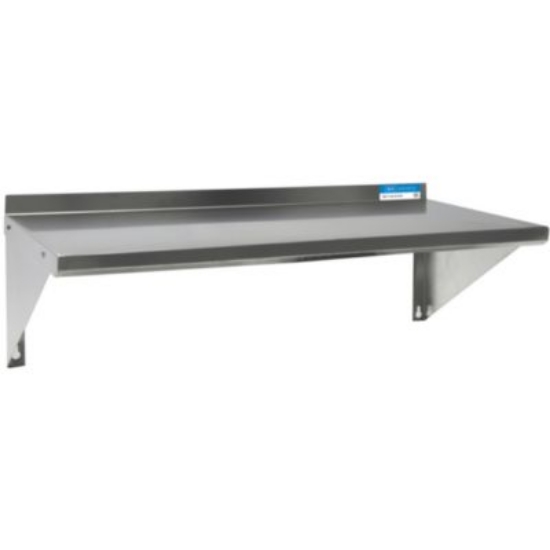 Picture of Stainless Steel Economy Overshelf, 36w x 12d x 8h, Stainless Steel, Silver, 2/Pallet, Ships in 4-6 Business Days