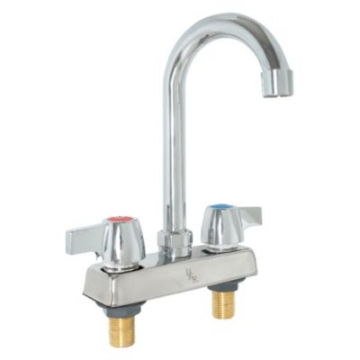 Picture of WorkForce Standard Duty Faucet. 7.88" Height/3.5" Reach, Chrome-Plated Brass, Ships in 4-6 Business Days