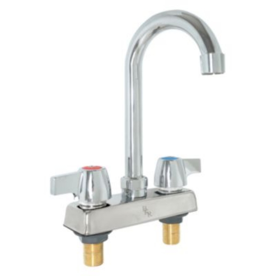 Picture of WorkForce Standard Duty Faucet. 7.88" Height/3.5" Reach, Chrome-Plated Brass, Ships in 4-6 Business Days