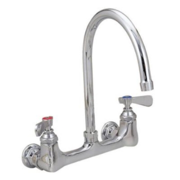 Picture of WorkForce Standard Duty Faucet, 7.88" Height/3" Reach, Chrome-Plated Brass, Ships in 4-6 Business Days