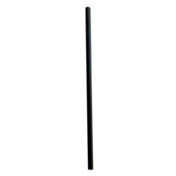 Picture of Wrapped Giant Straws, 7.75", Polypropylene, Black, 7,200/Carton