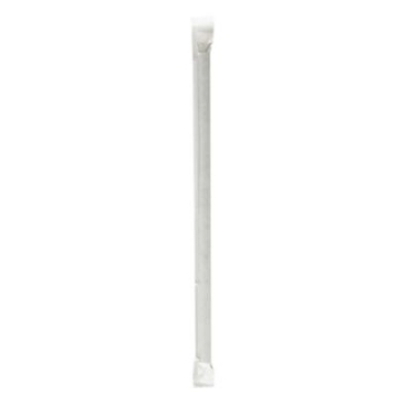 Picture of Wrapped Jumbo Paper Straws, 7.75", Paper, Black, 1,280/Carton
